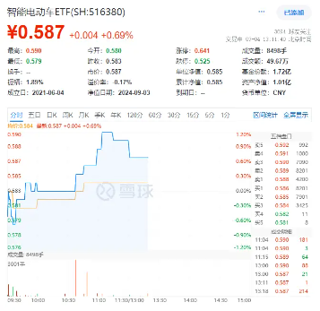 固态电池群雄逐鹿！权重股宁德时代、亿纬锂能均有进展，智能电动车ETF（516380）盘中涨逾1%！